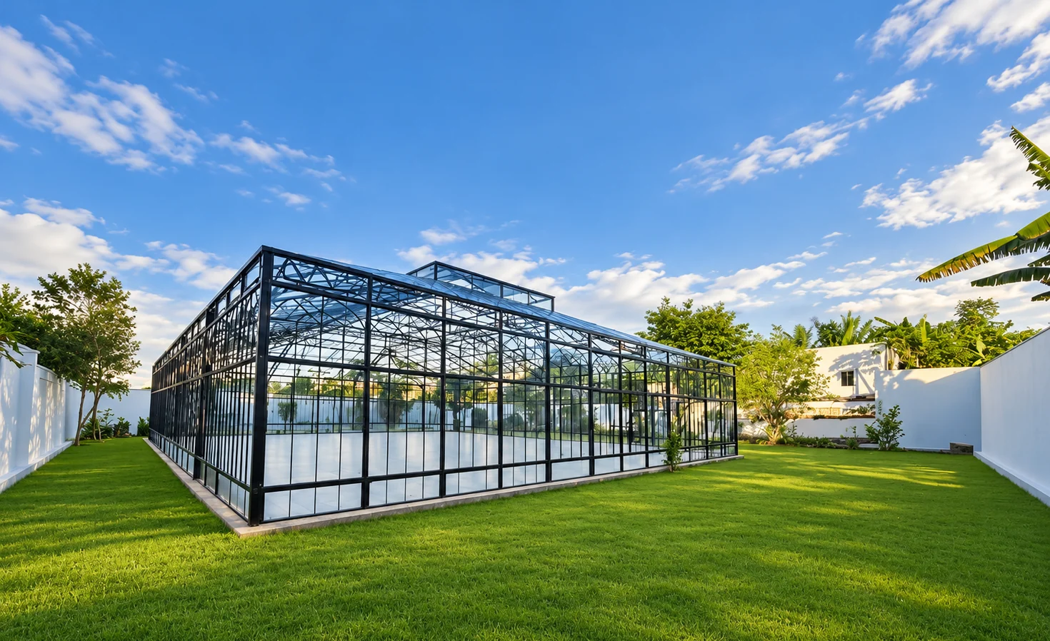 Vue de l’Espace Le Conservatoire et de son jardin, fournie pour l’invitation